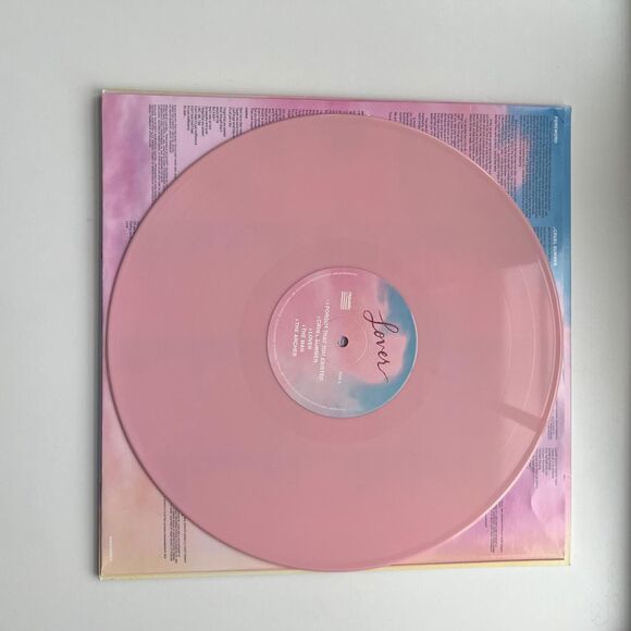 TAYLOR SWIFT LOVER ALBUM LIMITED EDITION TWO RECORDS PINK AND BLUE - Picture 3 of 6